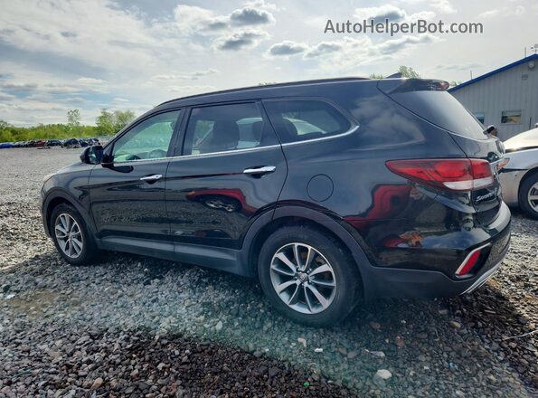 KM8SMDHF8JU295089 2018 HYUNDAI SANTA Black უკანა მარცხენა