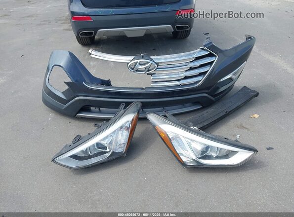 KM8SN4HF3GU135482 2016 HYUNDAI SANTA FE Gray Widok zestawu wskaźników
