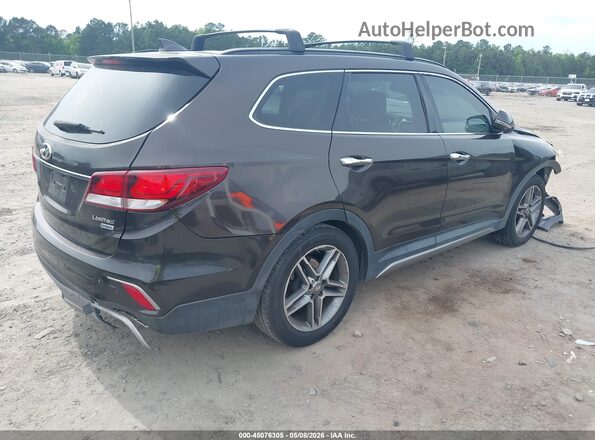 KM8SR4HF1HU214526 2017 HYUNDAI SANTA FE Серый Задняя правая четверть