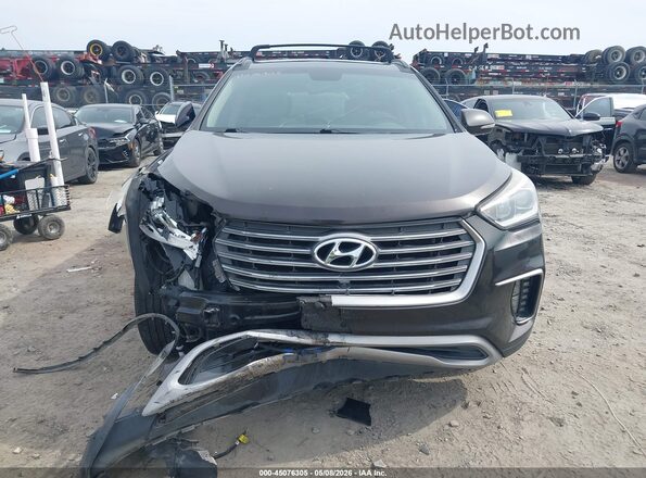 KM8SR4HF1HU214526 2017 HYUNDAI SANTA FE Серый Вид щитка приборов