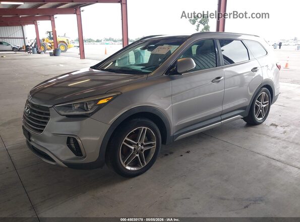 KM8SR4HF2HU175140 2017 HYUNDAI SANTA FE Silver Przód lewy