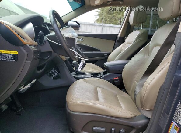 KM8SR4HF4GU134975 2016 HYUNDAI SANTA Charcoal 