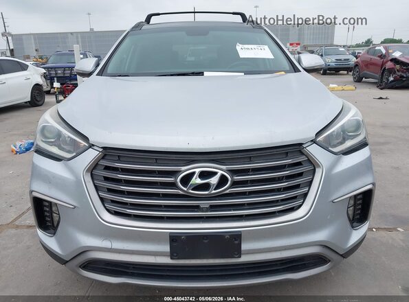 KM8SR4HF8KU310712 2019 HYUNDAI SANTA FE XL Silver Rear interior view