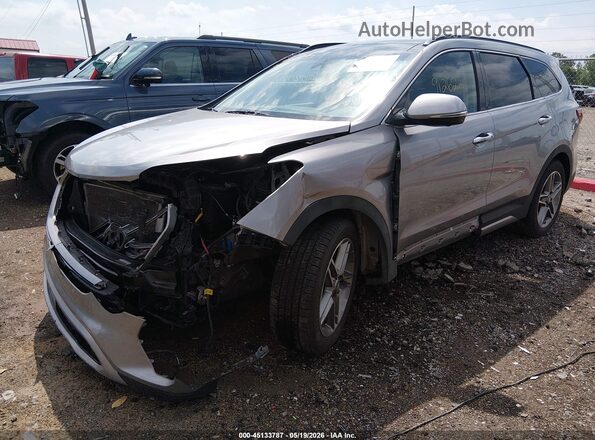 KM8SRDHF5HU228610 2017 HYUNDAI SANTA FE Silver წინა ხედი