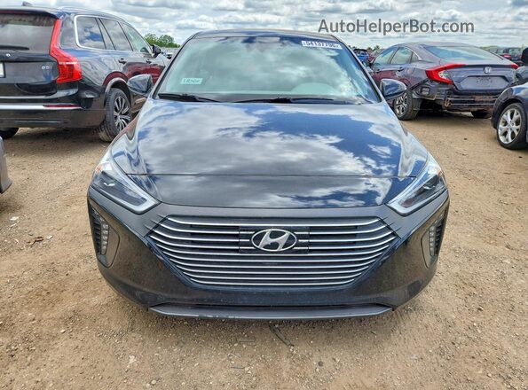 KMHC05LC0JU072208 2018 HYUNDAI IONIQ Черный Вид спереди