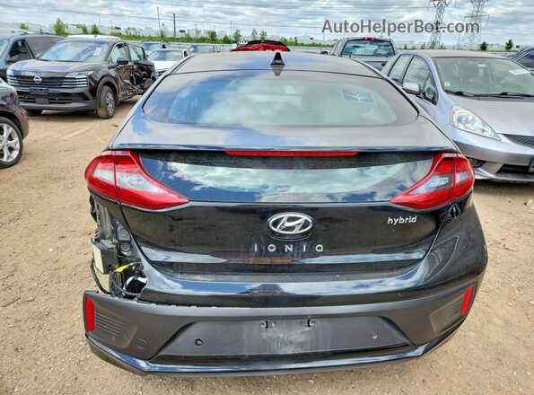 KMHC05LC0JU072208 2018 HYUNDAI IONIQ Черный Вид сзади