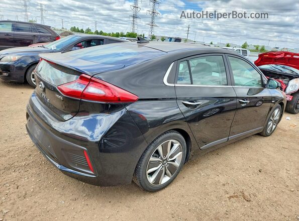 KMHC05LC0JU072208 2018 HYUNDAI IONIQ Черный Задняя правая четверть