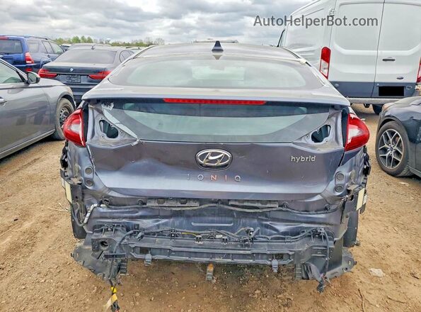 KMHC05LC1HU020449 2017 HYUNDAI IONIQ Gray Vista trasera
