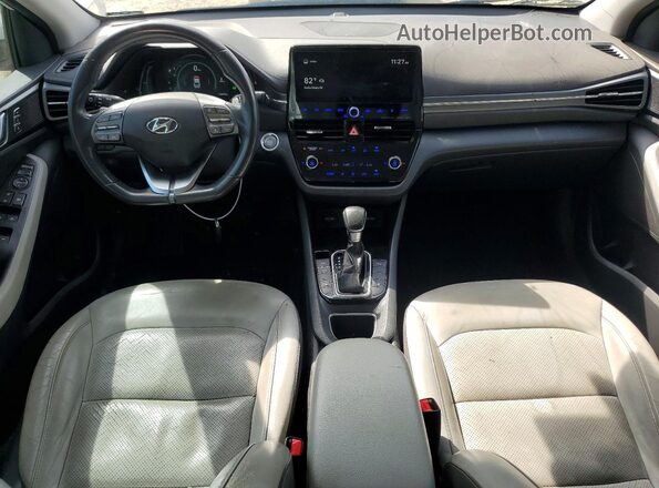 KMHC05LC1MU248932 2021 HYUNDAI IONIQ Белый Вид панели приборов