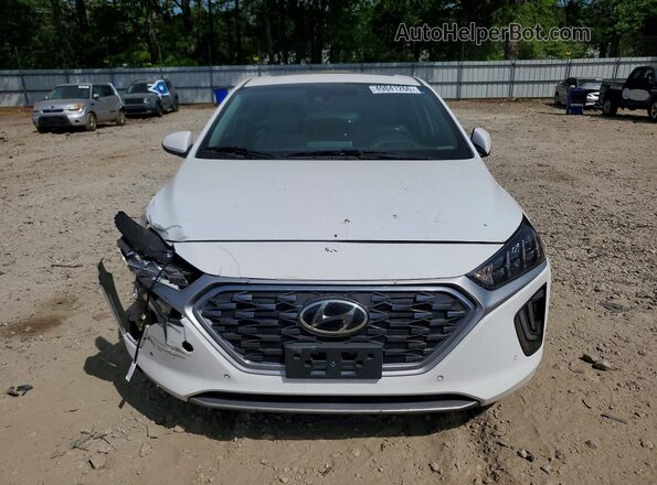 KMHC05LC1MU248932 2021 HYUNDAI IONIQ Белый Вид спереди