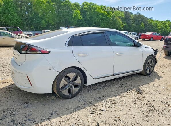 KMHC05LC1MU248932 2021 HYUNDAI IONIQ Белый Задняя правая четверть