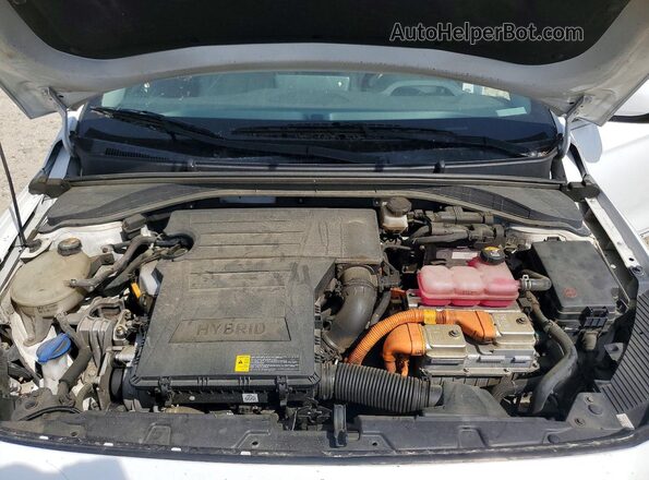 KMHC05LC1MU248932 2021 HYUNDAI IONIQ Белый Вид задней части салона
