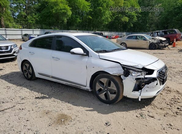 KMHC05LC1MU248932 2021 HYUNDAI IONIQ Белый Передняя правая четверть