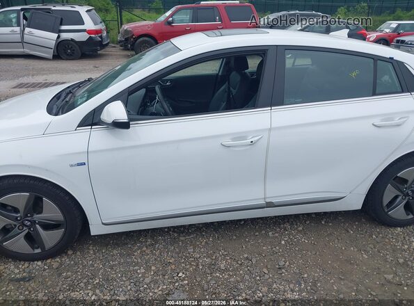KMHC05LC2LU212648 2020 HYUNDAI IONIQ HYBRID White სალონის 360-გრადუსიანი ხედი