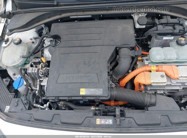 KMHC05LC2LU212648 2020 HYUNDAI IONIQ HYBRID White უკანა ხედი