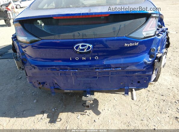 KMHC05LC2NU281164 2022 HYUNDAI IONIQ HYBRID Blue Front view
