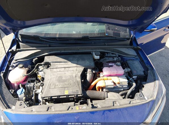 KMHC05LC2NU281164 2022 HYUNDAI IONIQ HYBRID Blue Rear view