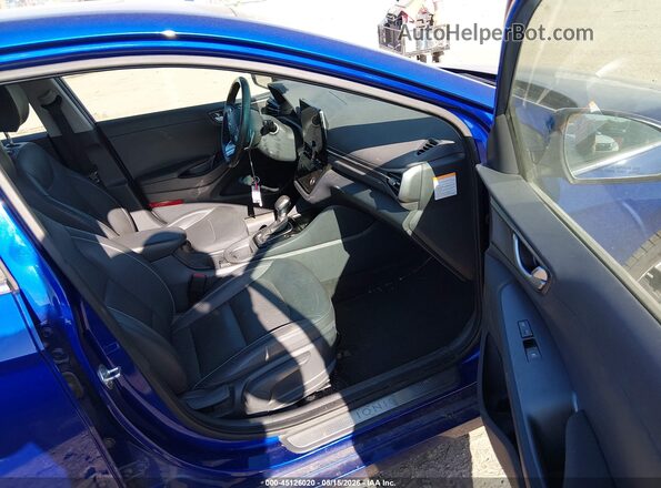 KMHC05LC2NU281164 2022 HYUNDAI IONIQ HYBRID Blue Front interior view