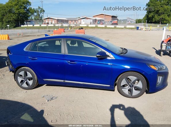 KMHC05LC2NU281164 2022 HYUNDAI IONIQ HYBRID Blue 360 interior view