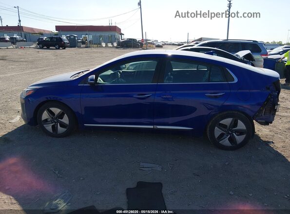 KMHC05LC2NU281164 2022 HYUNDAI IONIQ HYBRID Blue 