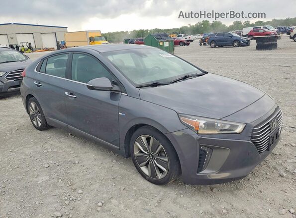 KMHC05LC4HU018839 2017 HYUNDAI IONIQ Gray Front right