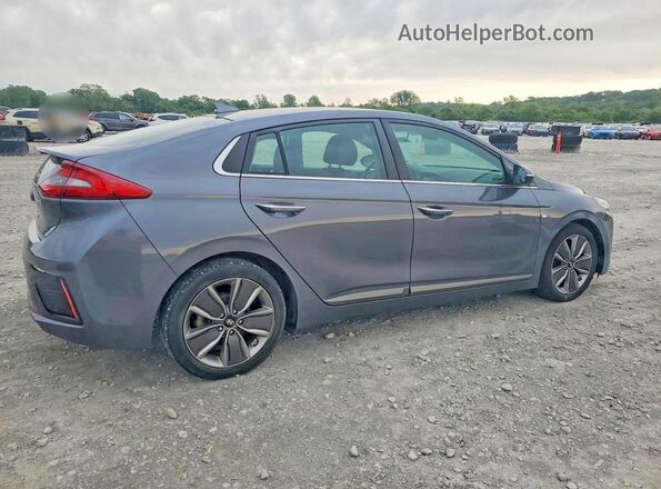 KMHC05LC4HU018839 2017 HYUNDAI IONIQ Gray Rear right