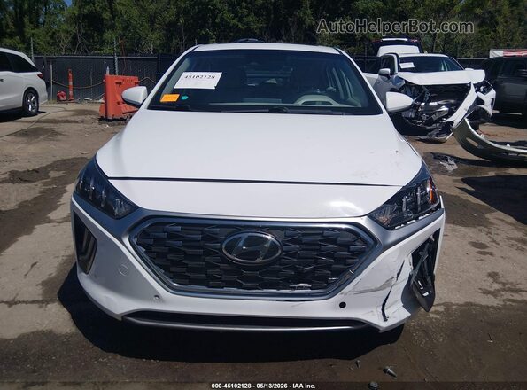 KMHC05LC4LU212540 2020 HYUNDAI IONIQ HYBRID White Սարքավորումների վահանակի տեսք
