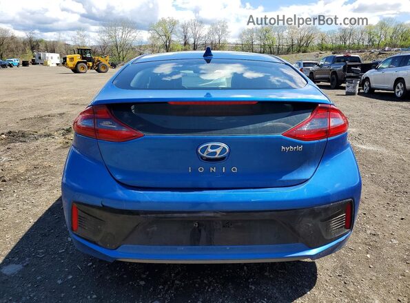 KMHC05LC6HU030667 2017 HYUNDAI IONIQ Blue Widok z tyłu