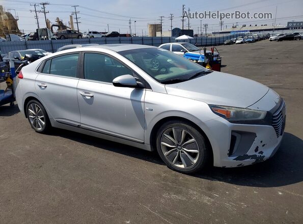KMHC05LC7JU063540 2018 HYUNDAI IONIQ Silver წინა მარჯვენა