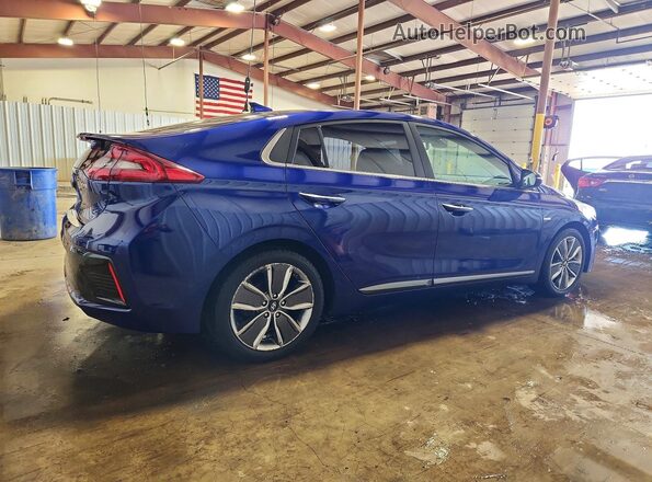 KMHC05LC7KU110535 2019 HYUNDAI IONIQ Blue Tył prawy