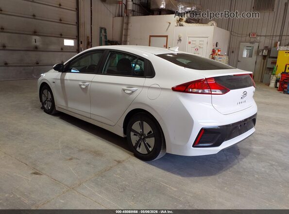 KMHC65LC0JU076290 2018 HYUNDAI IONIQ HYBRID White უკანა მარცხენა