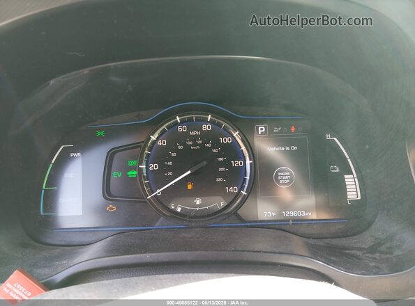 KMHC65LC0KU114392 2019 HYUNDAI IONIQ HYBRID White 