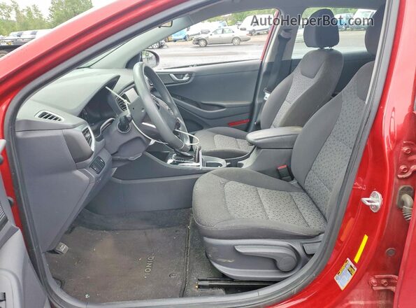 KMHC65LC0KU170574 2019 HYUNDAI IONIQ Red Вид салону спереду