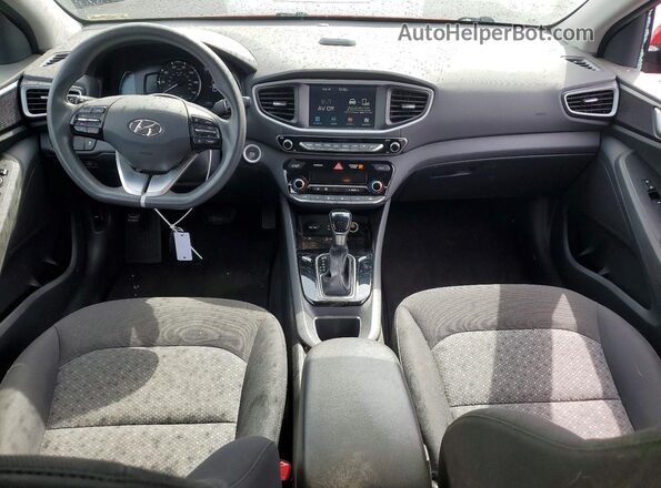 KMHC65LC0KU170574 2019 HYUNDAI IONIQ Red Вид панелі приладів