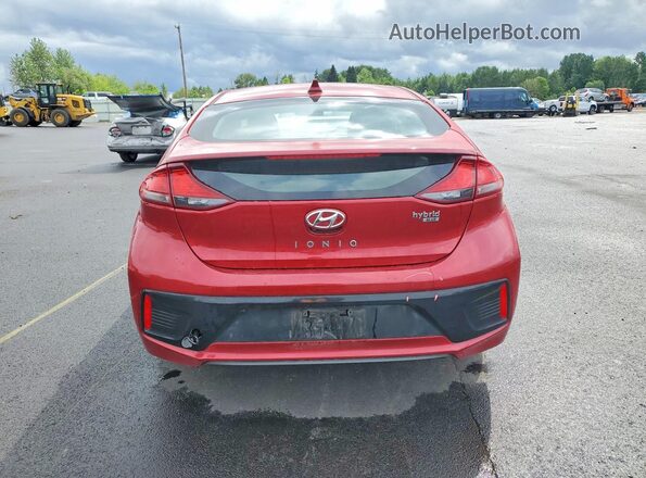 KMHC65LC0KU170574 2019 HYUNDAI IONIQ Red Вид ззаду