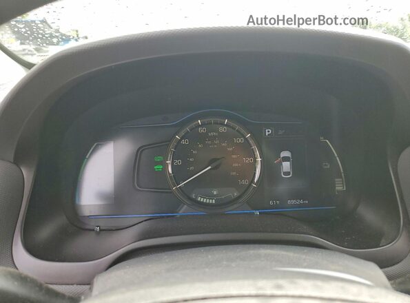 KMHC65LC0KU170574 2019 HYUNDAI IONIQ Red Вид щитка приладів