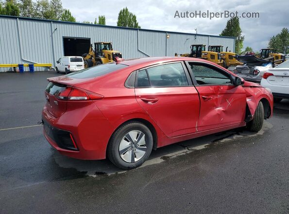 KMHC65LC0KU170574 2019 HYUNDAI IONIQ Red Задня права чверть