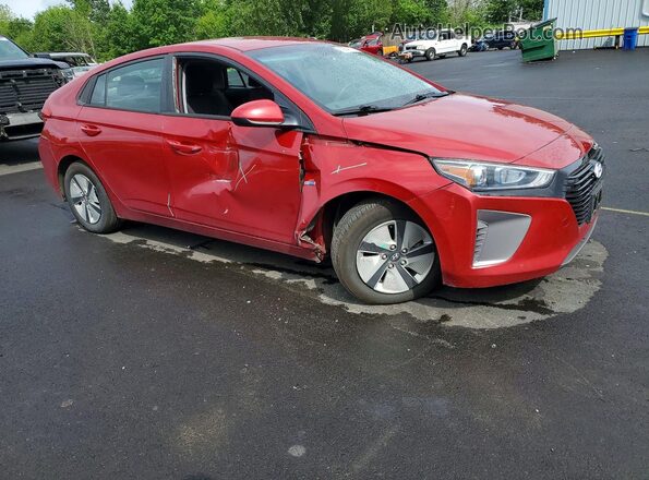 KMHC65LC0KU170574 2019 HYUNDAI IONIQ Red Передня права чверть