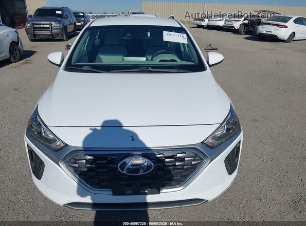 KMHC65LC0LU220357 2020 HYUNDAI IONIQ HYBRID White Սալոնի 360 աստիճան տեսք