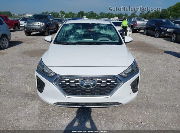 KMHC65LC1LU186428 2020 HYUNDAI IONIQ HYBRID White Սարքավորումների վահանակի տեսք