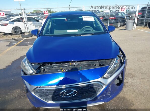 KMHC65LC1LU228807 2020 HYUNDAI IONIQ HYBRID Синий Вид щитка приборов