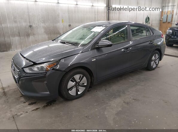 KMHC65LC2HU023536 2017 HYUNDAI IONIQ HYBRID Gray Front left