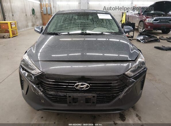 KMHC65LC2HU023536 2017 HYUNDAI IONIQ HYBRID Gray Rear interior view
