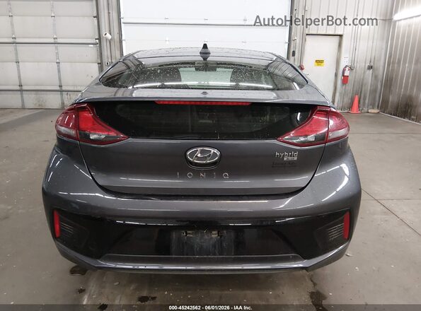 KMHC65LC2HU023536 2017 HYUNDAI IONIQ HYBRID Gray 
