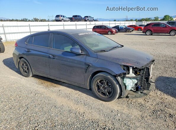 KMHC65LC2HU024573 2017 HYUNDAI IONIQ Charcoal Przód prawy