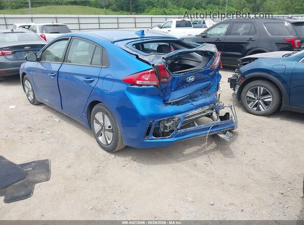 KMHC65LC3JU072833 2018 HYUNDAI IONIQ HYBRID Blue Tył lewy