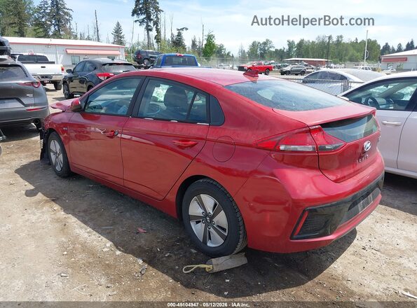 KMHC65LC3KU171024 2019 HYUNDAI IONIQ HYBRID Red უკანა მარცხენა