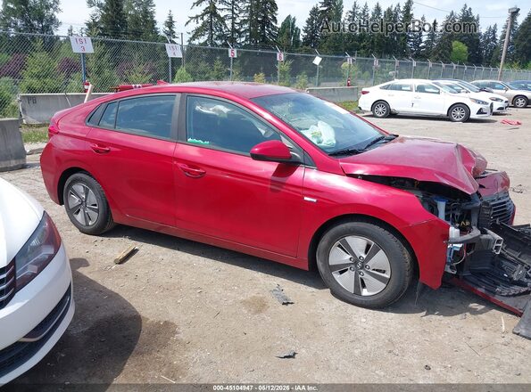 KMHC65LC3KU171024 2019 HYUNDAI IONIQ HYBRID Red სალონის 360-გრადუსიანი ხედი
