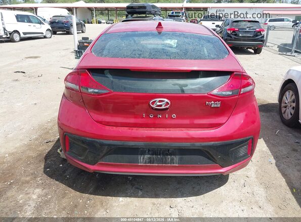 KMHC65LC3KU171024 2019 HYUNDAI IONIQ HYBRID Red 
