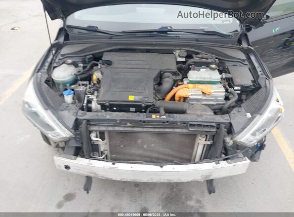 KMHC65LC3LU227416 2020 HYUNDAI IONIQ HYBRID Black Հետևի տեսք